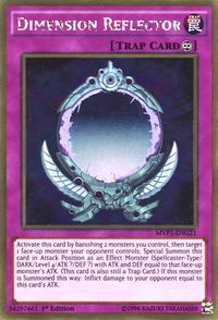 Dimension Reflector - The Dark Side of Dimensions Movie Pack: Gold Edition (MVP1-ENG) #MVP1-ENG21 - Rare YuGiOh Trading Card