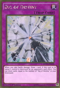 Dig of Destiny - The Dark Side of Dimensions Movie Pack: Gold Edition (MVP1-ENG) #MVP1-ENG22 - Rare YuGiOh Trading Card