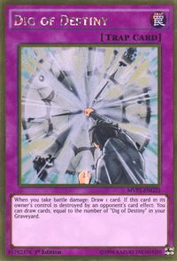 Dig of Destiny - The Dark Side of Dimensions Movie Pack: Gold Edition (MVP1-ENG) #MVP1-ENG22 - Rare YuGiOh Trading Card