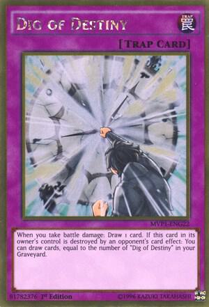 Dig of Destiny - The Dark Side of Dimensions Movie Pack: Gold Edition YuGiOh trading card