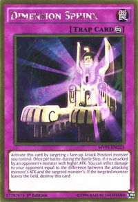 Dimension Sphinx - The Dark Side of Dimensions Movie Pack: Gold Edition (MVP1-ENG) #MVP1-ENG23 - Rare YuGiOh Trading Card