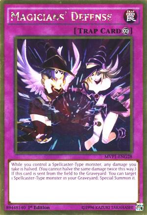Magicians' Defense trading card from The Dark Side of Dimensions Movie Pack: Gold Edition Magicians' Defense - The Dark Side of Dimensions Movie Pack: Gold Edition YuGiOh trading card