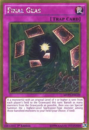 Final Geas trading card from The Dark Side of Dimensions Movie Pack: Gold Edition Final Geas - The Dark Side of Dimensions Movie Pack: Gold Edition YuGiOh trading card