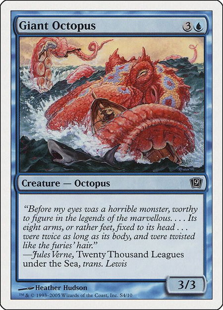 Giant Octopus - 9th Edition Magic: The Gathering trading card