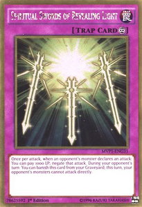 Spiritual Swords of Revealing Light - The Dark Side of Dimensions Movie Pack: Gold Edition (MVP1-ENG) #MVP1-ENG31 - Rare YuGiOh Trading Card