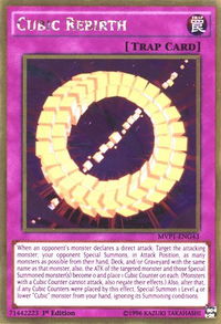 Cubic Rebirth - The Dark Side of Dimensions Movie Pack: Gold Edition (MVP1-ENG) #MVP1-ENG43 - Rare YuGiOh Trading Card