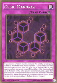 Cubic Mandala - The Dark Side of Dimensions Movie Pack: Gold Edition (MVP1-ENG) #MVP1-ENG44 - Rare YuGiOh Trading Card