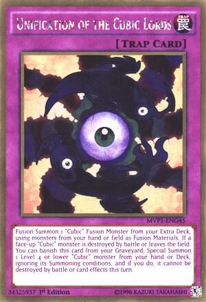 Unification of the Cubic Lords - The Dark Side of Dimensions Movie Pack: Gold Edition YuGiOh trading card