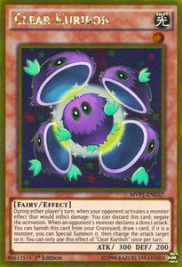 Clear Kuriboh - The Dark Side of Dimensions Movie Pack: Gold Edition (MVP1-ENG) #MVP1-ENG47 - Rare YuGiOh Trading Card
