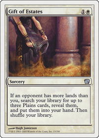 Gift of Estates - 9th Edition (9ED) #15 - Uncommon Magic: The Gathering Trading Card