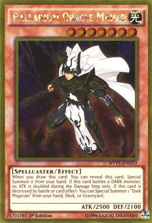Palladium Oracle Mahad trading card from The Dark Side of Dimensions Movie Pack: Gold Edition Palladium Oracle Mahad - The Dark Side of Dimensions Movie Pack: Gold Edition YuGiOh trading card