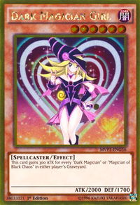 Dark Magician Girl - The Dark Side of Dimensions Movie Pack: Gold Edition (MVP1-ENG) #MVP1-ENG56 - Rare YuGiOh Trading Card