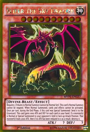 Slifer the Sky Dragon - The Dark Side of Dimensions Movie Pack: Gold Edition YuGiOh trading card
