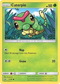 Caterpie - SM Base Set (SM01) #1/149 - Common Pokémon Trading Card