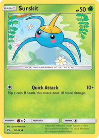 Surskit - SM Base Set (SM01) #7/149 - Common Pokémon Trading Card