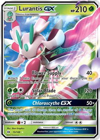 Lurantis GX - SM Base Set (SM01) #15/149 - Ultra Rare Pokémon Trading Card