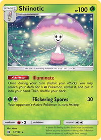 Shiinotic - SM Base Set (SM01) #17/149 - Holo Rare Pokémon Trading Card