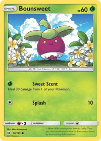 Bounsweet - SM Base Set (SM01) #18/149 - Common Pokémon Trading Card