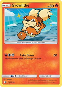 Growlithe - SM Base Set (SM01) #21/149 - Common Pokémon Trading Card