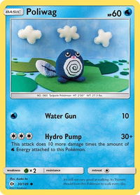 Poliwag - SM Base Set (SM01) #30/149 - Common Pokémon Trading Card
