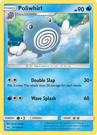 Poliwhirl - SM Base Set (SM01) #31/149 - Uncommon Pokémon Trading Card