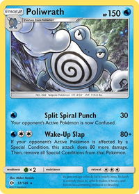 Poliwrath - SM Base Set (SM01) #32/149 - Holo Rare Pokémon Trading Card