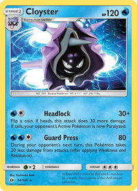 Cloyster - SM Base Set (SM01) #34/149 - Rare Pokémon Trading Card