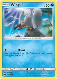 Wingull - SM Base Set (SM01) #37/149 - Common Pokémon Trading Card