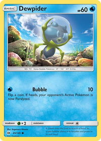 Dewpider - SM Base Set (SM01) #45/149 - Common Pokémon Trading Card