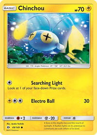 Chinchou - SM Base Set (SM01) #49/149 - Common Pokémon Trading Card