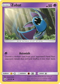Zubat - SM Base Set (SM01) #54/149 - Common Pokémon Trading Card