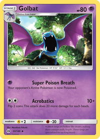 Golbat - SM Base Set (SM01) #55/149 - Uncommon Pokémon Trading Card