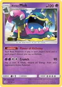 Alolan Muk - SM Base Set (SM01) #58/149 - Holo Rare Pokémon Trading Card