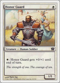 Honor Guard - 9th Edition (9ED) #20 - Common Magic: The Gathering Trading Card