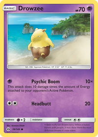 Drowzee - SM Base Set (SM01) #59/149 - Common Pokémon Trading Card