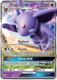 Espeon GX - SM Base Set (SM01) #61/149 - Ultra Rare Pokémon Trading Card