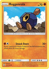 Roggenrola - SM Base Set (SM01) #69/149 - Common Pokémon Trading Card