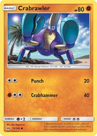 Crabrawler - SM Base Set (SM01) #72/149 - Common Pokémon Trading Card