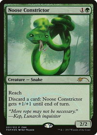 Noose Constrictor - FNM Promos (FNM) #1 - Promo Magic: The Gathering Trading Card