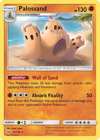 Palossand - SM Base Set (SM01) #75/149 - Rare Pokémon Trading Card