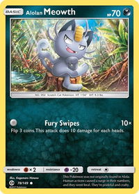 Alolan Meowth - SM Base Set (SM01) #78/149 - Common Pokémon Trading Card