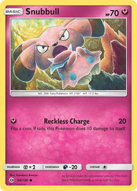 Snubbull - SM Base Set (SM01) #90/149 - Common Pokémon Trading Card