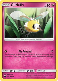 Cutiefly - SM Base Set (SM01) #92/149 - Common Pokémon Trading Card