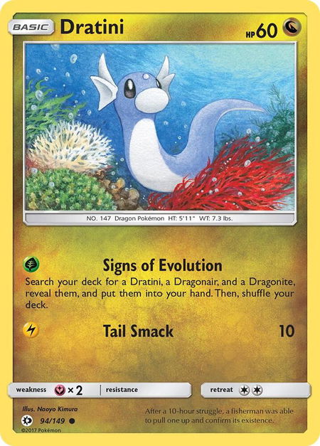 Dratini - SM Base Set Pokémon trading card