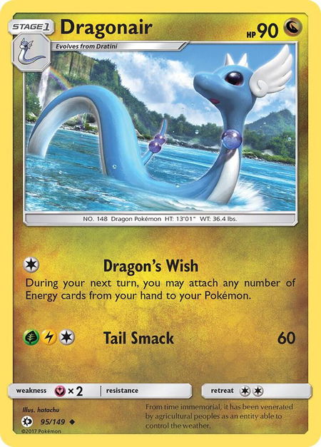Dragonair - SM Base Set Pokémon trading card