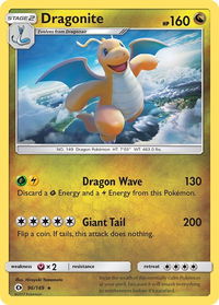Dragonite - SM Base Set (SM01) #96/149 - Holo Rare Pokémon Trading Card