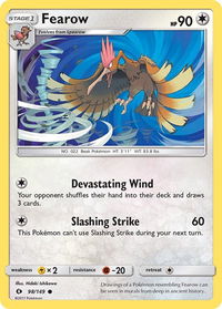 Fearow - SM Base Set (SM01) #98/149 - Common Pokémon Trading Card
