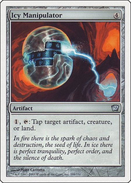 Icy Manipulator - 9th Edition Magic: The Gathering trading card