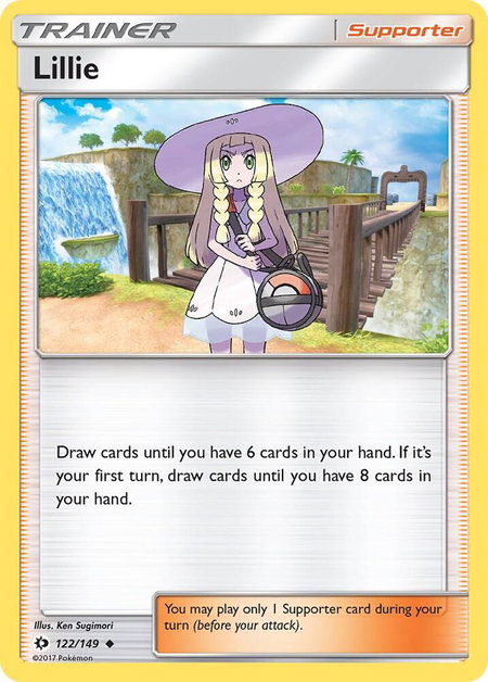Lillie - SM Base Set Pokémon trading card