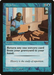 Deja Vu - Portal Second Age (P02) #36 - Common Magic: The Gathering Trading Card